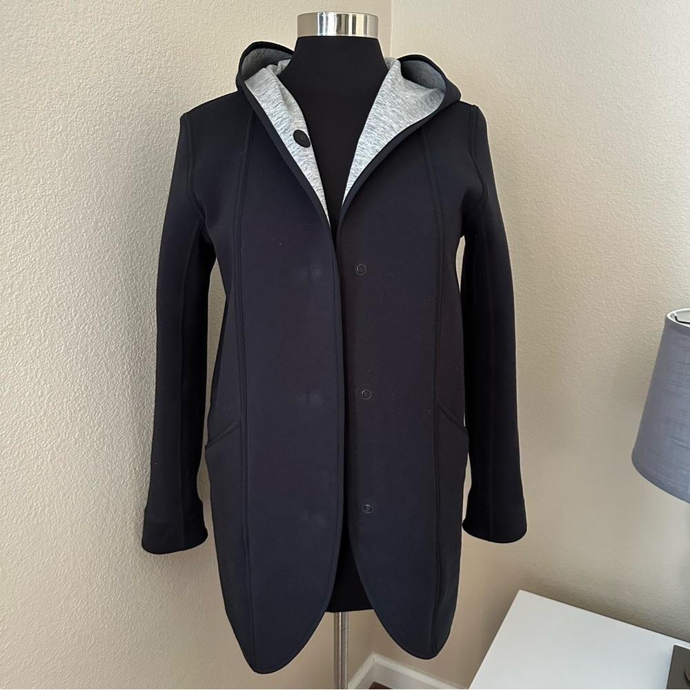 Lululemon Urban Horizons Heathered Space Dyed Grey/Black Jacket Size XS - Picture 15 of 17